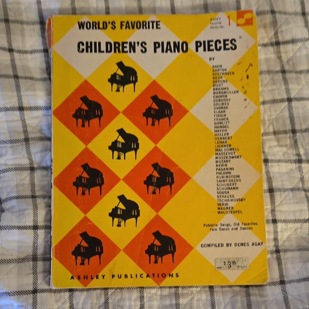 70s Children's Piano Pieces Book -